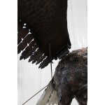 Aigle en métal qui bouge au vent - Décoration de jardin